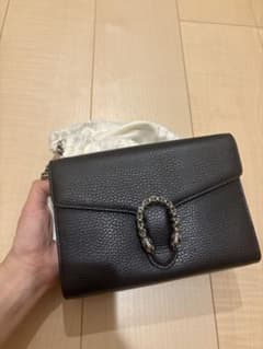 GUCCI ディオニュソスミニバッグ ブラック チェーンウォレット グッチ 