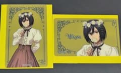 Attack Titan　Kyoto Manga Anime Fair Clear Card - Mikasa (Set of 2)