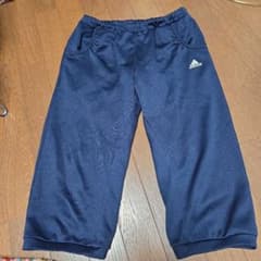 adidas ネイビー 夏ジャージ七分丈 Mサイズのサムネイル