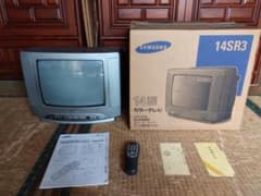 Samsung 14型ブラウン管テレビ 14SR3アナログ□動作品☆2001年製