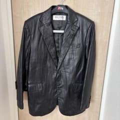 極美品✨BALMAIN 羊革 ラムレザー テーラード ジャケット 黒 M 極美品 タグ付き✨BALMAIN ラムレザー テーラードジャケット ブラックL