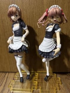 とある科学の超電磁砲　御坂美琴 白井黒子メイドフィギュア 1/8スケール 壽屋 とある科学の超電磁砲 御坂美琴 白井黒子メイドフィギュア 1/8スケール