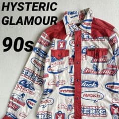 90s HYSTERIC GLAMOUR 総柄 長袖 シャツ ヒスガール - メルカリ