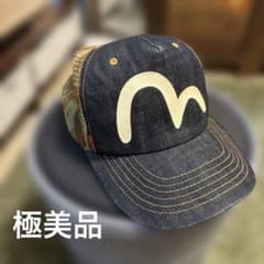 本日限定jaammm 様交渉品EVISU デニムメッシュキャップ 激レア極美品 本日限定jaammm 様交渉品EVISU デニムメッシュキャップ 激レア極美品