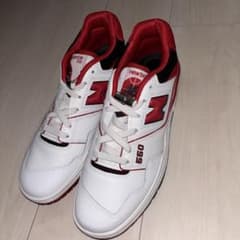 New Balance 550 ホワイト レッド ブラックのサムネイル