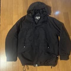 A BATHING APE ダウンジャケット ブラック M