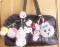 JKスクバ キャラクターぬいぐるみキーホルダー まとめ売り ピンク系統多めのサムネイル