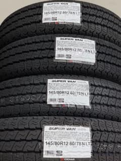 22【送料込み】ヨコハマタイヤ 145/80R12 80/78 Y356 4本 - メルカリ