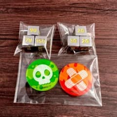 海外限定】 金属製 ダメカン ダイスYS & 状態異常マーカー ポケモン