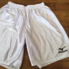 ボビーチャールトンさま専用☆【美品】MIZUNO サッカーパンツ （白）メンズＬのサムネイル