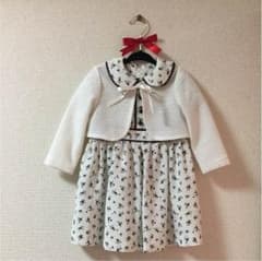 【美品】ワンピース&カーディガン 100sizeのサムネイル