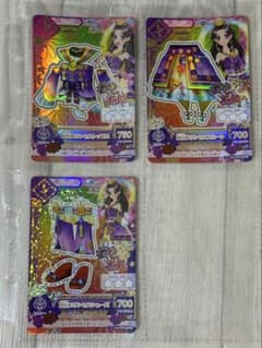 アイカツ 桜色花伝 羽衣プリンセス 3枚セットのサムネイル