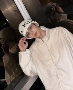 Martin kim ビーニー LOGO LINEN SHORT BEANIEのサムネイル