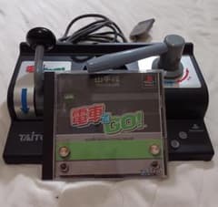 TAITO 電車でGO！コントローラー PS1 ソフト付き 純正品 動作確認済みのサムネイル