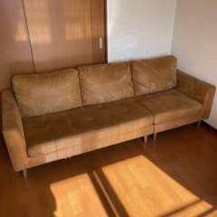 【宮城県直接受け取り限定】3人掛レザーテックスソファ　マウルス2 宮城県直接受け取り限定】3人掛レザーテックスソファ マウルス2 - メルカリ
