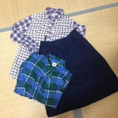 mam様 専用 UNIQLO チェックシャツのサムネイル