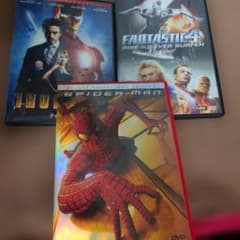 마블 DVD 정리 판매 3개 서양화·외국 영화 스파이더맨