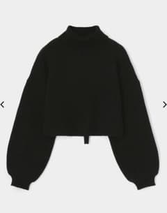 BACK OPEN TURTLE NECK ニットのサムネイル