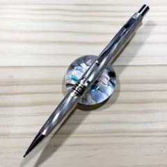 トンボ　シャープペンシル　シルバー　ツイストカット　レトロ　廃盤　波シリーズ トンボ シャープペンシル シルバー ツイストカット レトロ 廃盤 波