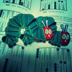 はらぺこあおむしワッペン♪2枚のサムネイル