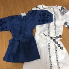 姉妹お揃い　ワンピースのサムネイル
