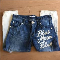 BLUEMOONBLUEペンキ、ダメージ加工デニムのサムネイル