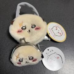 치이카와 봉제인형 토트 미니 가마구치 파우치 2점 세트