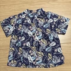 petit main リーフ柄 半袖シャツ 80cmのサムネイル