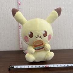 포켓피스 봉제인형 맛있는 지칸 피카츄