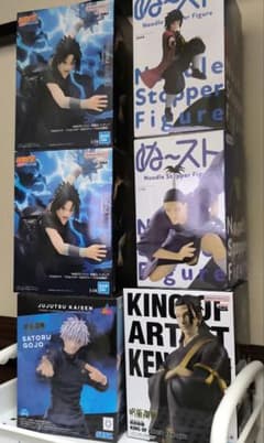 フィギュア 6体セット ジャンプ 呪術廻戦 鬼滅の刃 - メルカリ