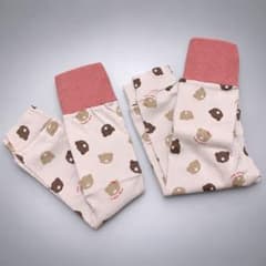 スペアパンツ パジャマ ズボン 2枚セット くま柄 90
