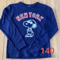 スヌーピー SNOOPY 140 長袖 カットソー Tシャツ ピーナッツのサムネイル