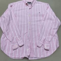 ☆美品　ラルフローレン　ピンクストライプシャツ160Ｍ