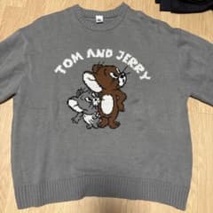 トムとジェリー グレー セーター Lサイズのサムネイル