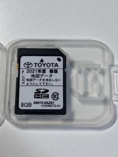 TOYOTA 2021年度春版　車用地図データ SDカード 8GB トヨタ 純正 NSCP-W64 2021年 春版 地図データ更新 SDカード最新