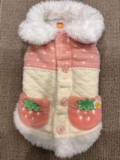 犬服 いちごモチーフ ピンクのサムネイル