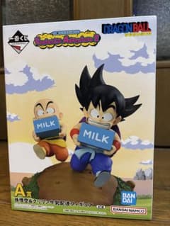 一番くじ ドラゴンボール A賞 孫悟空&クリリン 牛乳配達フィギュア