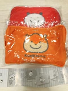 Konezumiポーチセット（赤・オレンジ）のサムネイル