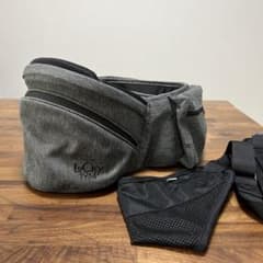 【美品】ポルバンアドバンス ヒップシート メランジグレー シングルショルダーのサムネイル