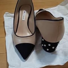 DIANA ダイアナ パンプス ベージュ×ブラック 23.5  パールのサムネイル