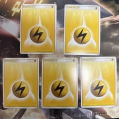 ポケモンカード 雷エネルギー 5枚セット 2003のサムネイル