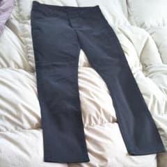 パンツ　黒　コットン　ユニクロのサムネイル