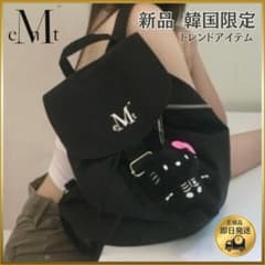 残り1【すぐ発送✨新品】ムセント ブラック ミニバックパック リュック 