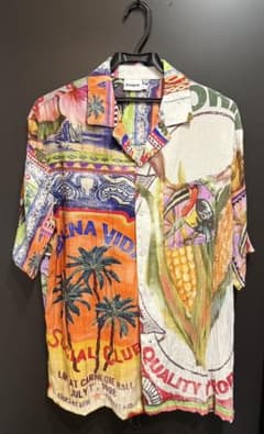 【希少サイズ・超美品】Desigual デジグアル アロハシャツ 総柄 Sのサムネイル