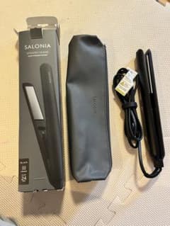 SALONIA ストレートヘアアイロン ブラック　24mmのサムネイル