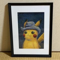 ゴッホ×ポケモン プリントアート ゴッホピカチュウ - メルカリ