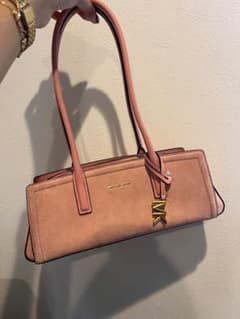 MICHAEL KORS ピンク スエード ショルダーバッグ #y2k - メルカリ