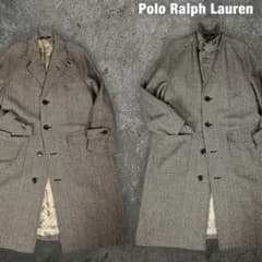 Polo Ralph Lauren 90s ビンテージ 千鳥柄 ロング コート - メルカリ
