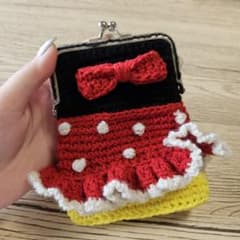 ハンドメイドキャラクターがま口ポーチのサムネイル
