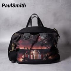 2way✨ポールスミス ボストン ショルダー ミニクーパー マルチストライプ 美品✨️PaulSmithミニクーパー2WAYボストンバッグ マルチストライプ